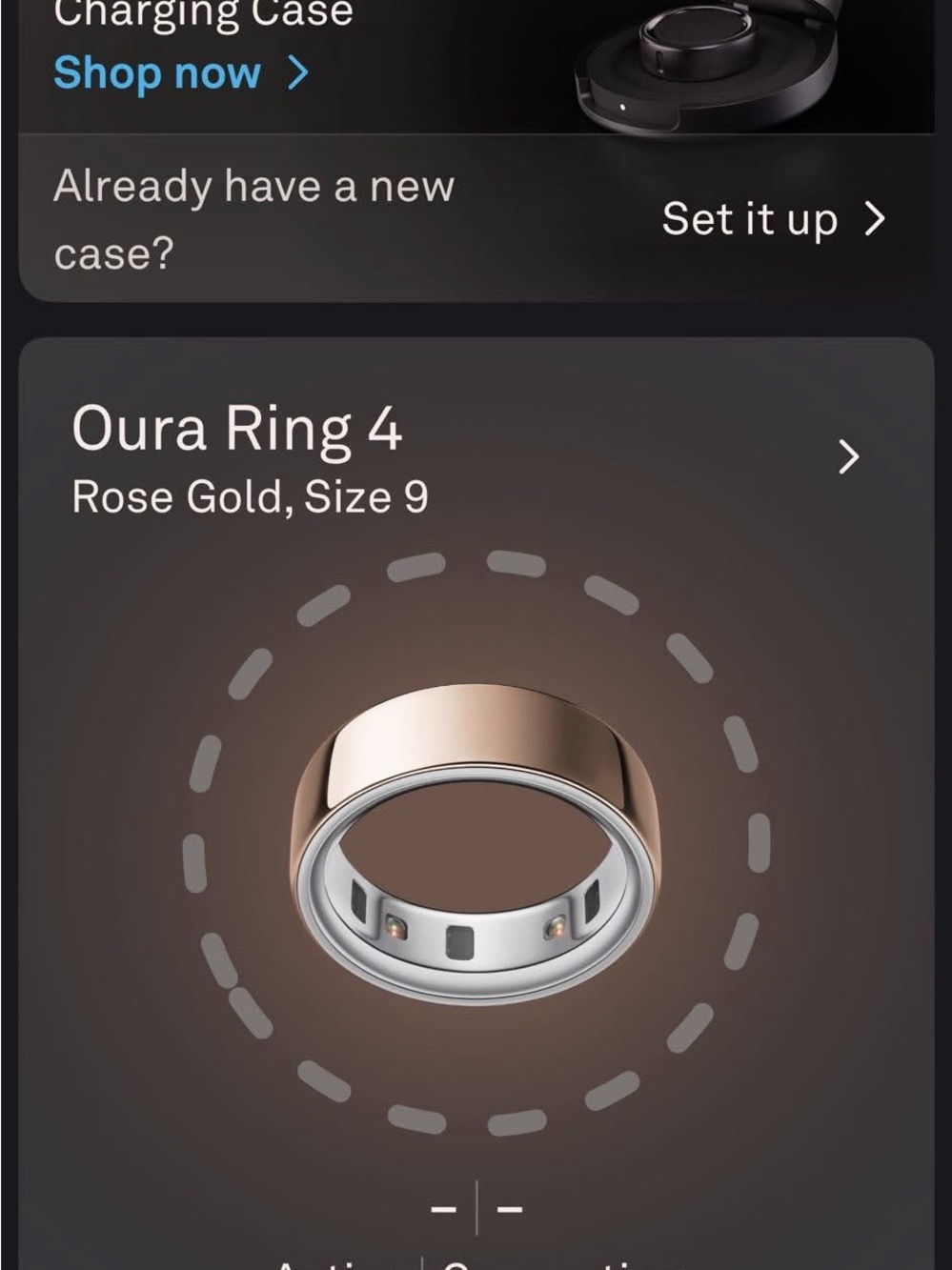 Oura Rose Gold Smart Ring - Metallic Pink Finish